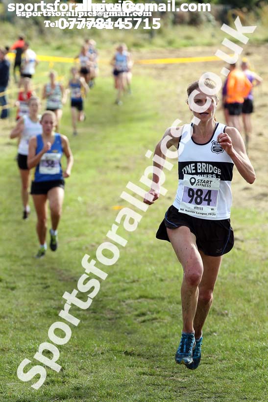 Senior womens 2019 Start Fitness Harrier League, Wrekenton, Gateshead. Photo: David T. Hewitson/Sports for All Pics